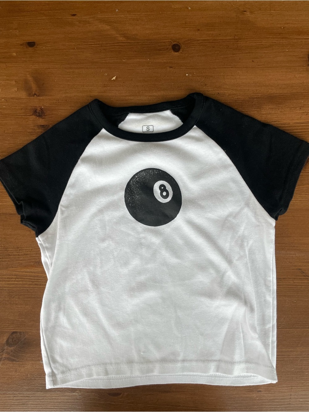 Urban Outfitters Black & White 8-Ball Graphic Tee